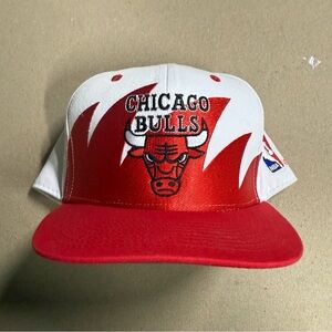 Chicago Bulls Red and White Cap
